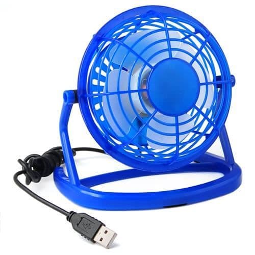 Minivifte Blå - USB - Stillegående - 20 dB