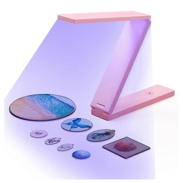 UV Lampe for Herding av Resin, 3 i 1 Bruk, Resinutstyr for UV Resin, Resinformer, DIY Håndverksdekorasjon