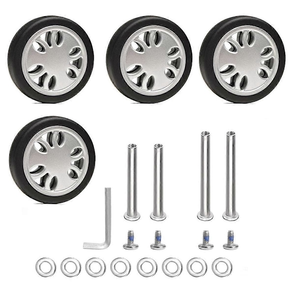 4 kpl Matkalaukun Vaihtopyörät 51mm X 18mm Spinner-pyörä