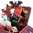 3D Pop-up Grattiskort - Halloween - Pumpor - Barnkalas