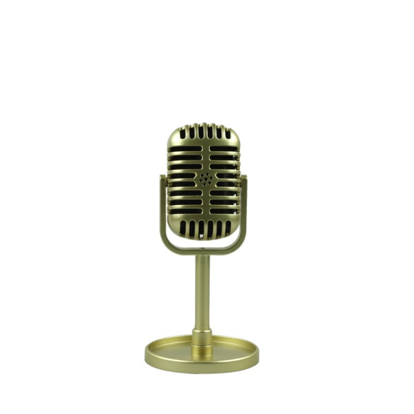 Retro Style Universal Mikrofon Stöd Modell Retro Klassisk Dynamisk Mikrofon-guld