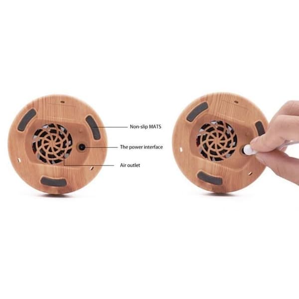 3D Eterisk Olje Diffuser, 100 ML Ultralyd Luftfukter for Frisk Aromaterapi Tåke