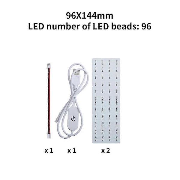 För Litofan LED Bakgrundsbelysning Board Kit DIY Litofan Fotomodell för Bambu P1 X1 A1 A1 Mini 3D-skrivare P2025041100941