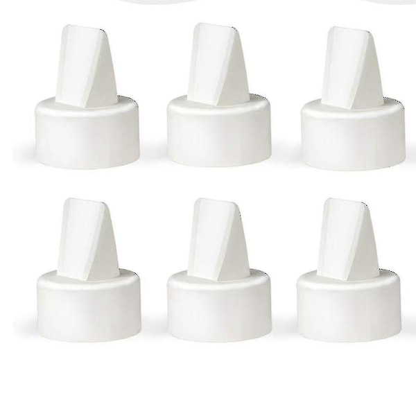 [6-pack] Papablic Duckbill-ventiler för Spectra och Medela, utbytbara Duckbill-ventiler för Spectra S1 Spectra S2-ventiler och Medela Pump In Style, Bpa/