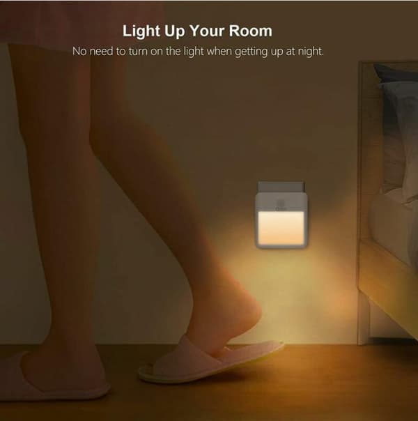 Plug-in LED-nattlampa med rörelsesensor