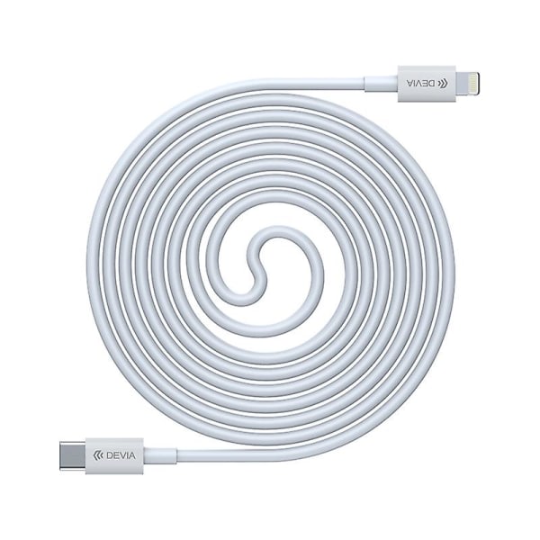 DEVIA Smart Series 2m Type-C - Lightning PD -pikalatauskaapeli TPE -datakaapeli