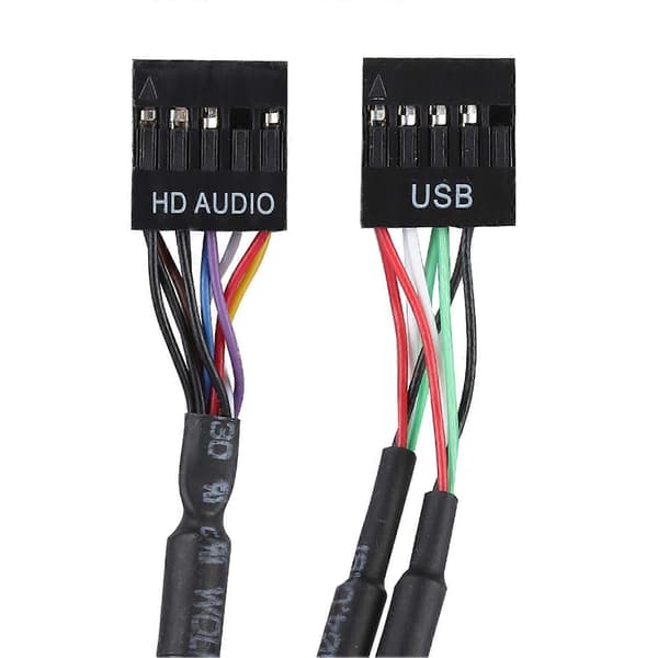 USB 3.0 + USB 2.0 19PIN HD Lydforlengelse Frontpanel