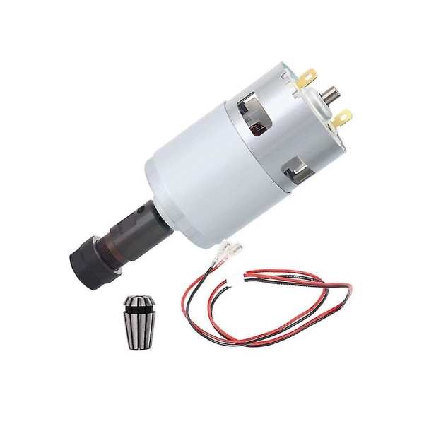 775 Spindle Motor Dc 12v-24v 20000 Rpm Electric Motor Ball High Power Spindle For 3018 Engraver