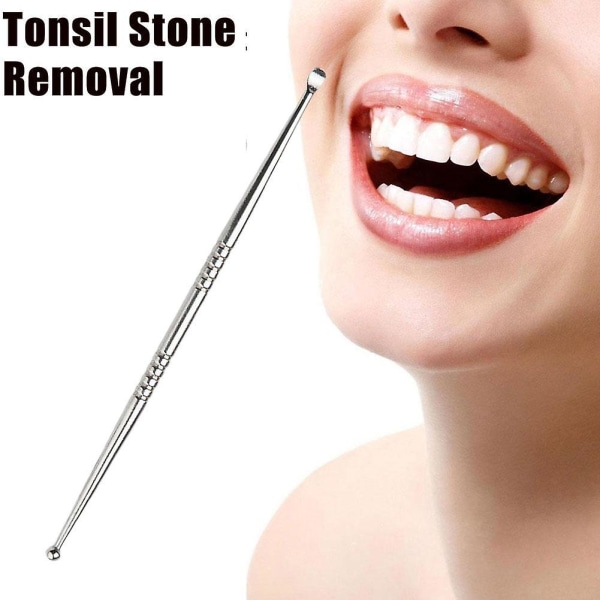 Tonsil Stone Removal Pick Tonsillolith Tool Stainless Steel Oral