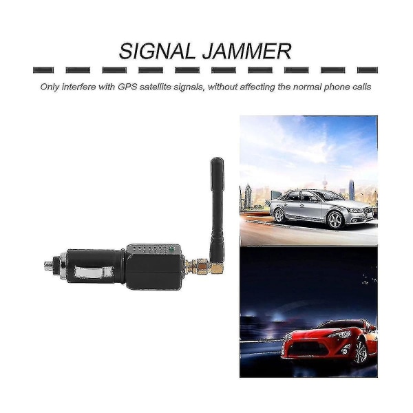 1x Antenne Car Signal Concealer Dc12-24v 1560-1580mhz Bil Gps Signal Detektor Privatlivsbeskyttelse An