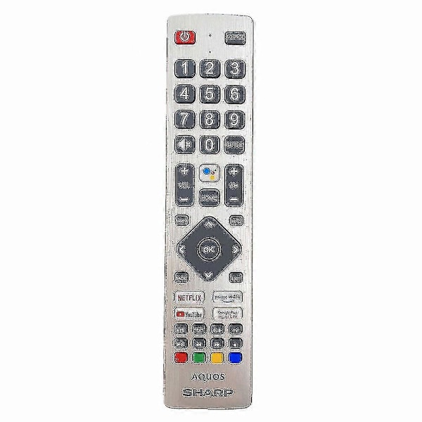 Fjärrkontroll för Sharp Aquos Voice TV - Shw/rmc/0133 kompatibel med 40BL2EA 2020-modell-AW