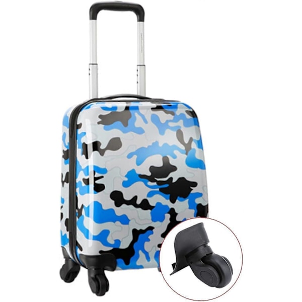 1 Par A08 Kuffert Hjul til Udskiftning af Spinner Hjul Universal Kuffert Reservehjul Lydløse Ruller Hjul Reparationsdele Trolley Gummihjul