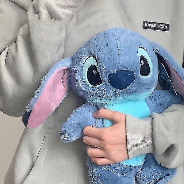 Anime Kawaii Stitch Plysj Varmtvandsflaske Vinter Hjem Vandpåfyldning Håndvarmer Februar6