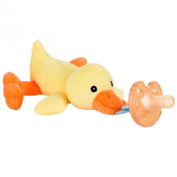 Shao Aveki Soothie Snuggle Tuttipidike Irrotettavalla Tutilla, 0m+, Little Yellow Duck