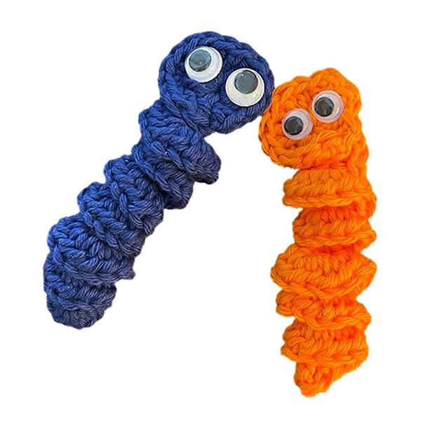 Handgjord Emotionell Stöd Ångestmask Gåva, Virkad Ångestmask Inspirerande Bryr Sig Om Dig, Söt Stickad