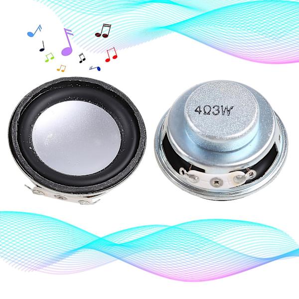 2 stycken/förpackning Högtalare Mini Horn Notebook Högtalare 4 Ohm 3w Högtalare