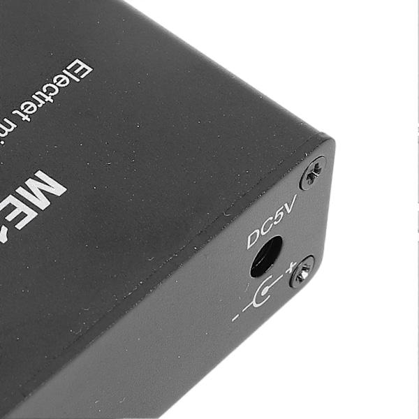 Elektretmikrofonförstärkare Justerbar Förstärkning 0-20db Kondensatormikrofon Hörlursljudförförstärkare ME1 3,5mm Ingång