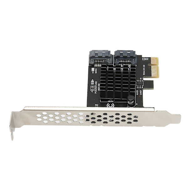 PCIe SATA 3.0 udvidelseskort til stationær computer - Stabil 6 Gbps transmission, Plug and Play-controller