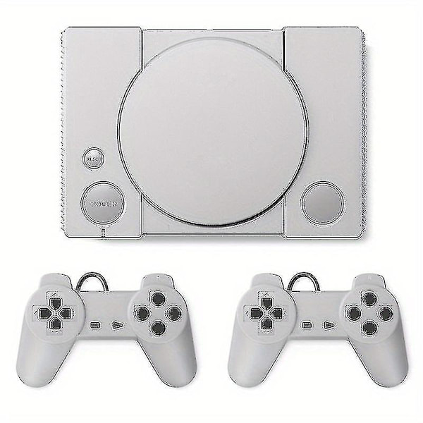 Klassisk 8-bitars PS1 Mini Spelkonsol Tvåspelar-Battle Spelkonsol Med Inbyggda 620 Spel
