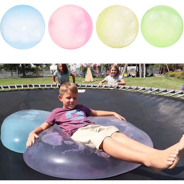 Bubble Ball Lelu aikuisille Lapsille Puhallettava vesipallo Beach Garden Ball Pehmeä kumipallo