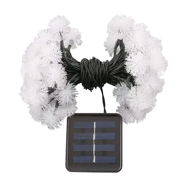 5 metriä 20 valoa joulukoriste lumi pompom talvikoriste LED hiuspallot lyhty valosarja 240967