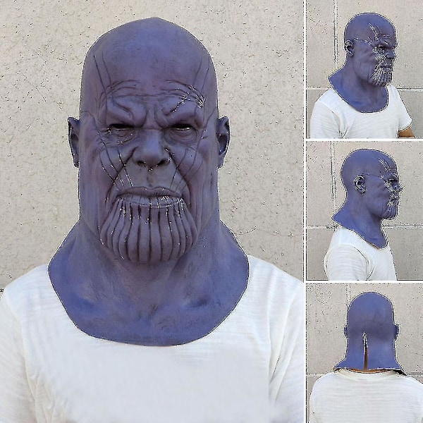 Thanos Maske Krig Thanos Masker Rekvisitter A