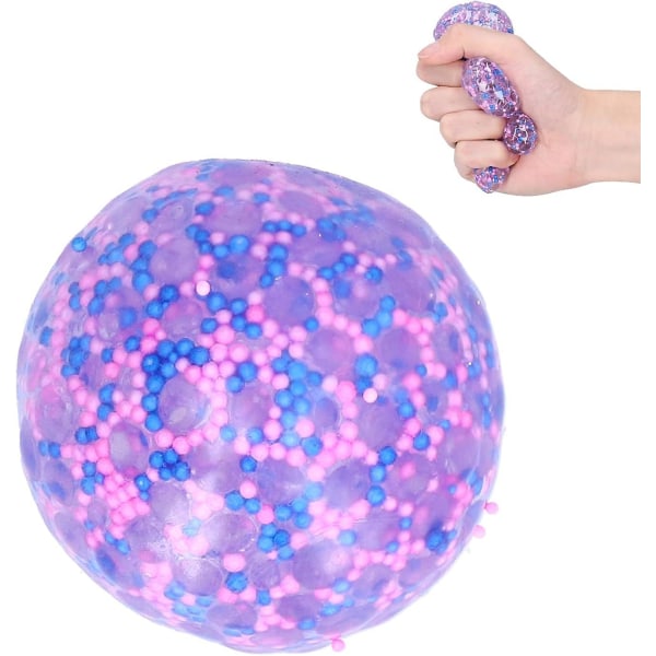 Dww-balles Anti-stress,balle Squishy(violet),jouet Squeeze,fidget Toys Balle Anti Stress, Balle Anti-stress Squeeze Soulagement De L'anxit Balle De Dc