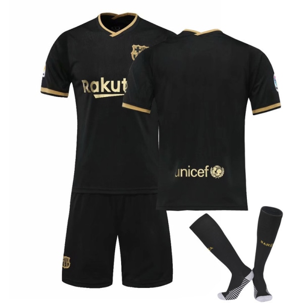 20-21 Barcelona trøje nr. 10 fodbolduniform nyt sæt voksen børn kortærmet holduniform K 20size