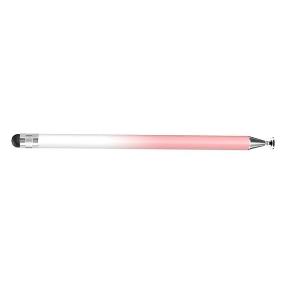 201K Dual-Tip Stylus: Silicone & Transparent Disc, Compatible with Touchscreen Devices