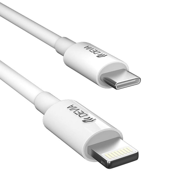 DEVIA Smart Series 2m Type-C - Lightning PD -pikalatauskaapeli TPE -datakaapeli