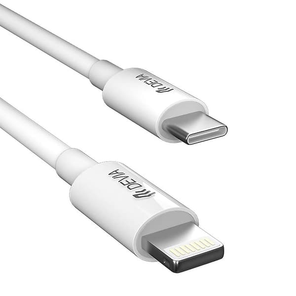 DEVIA Smart Series 2m Type-C til Lightning PD Hurtigopladningskabel TPE Datakabel