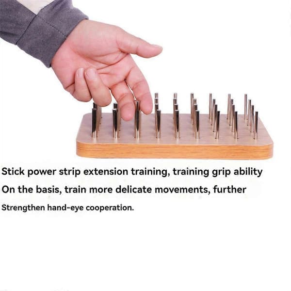 36-hulls treplater for fingerferdighet