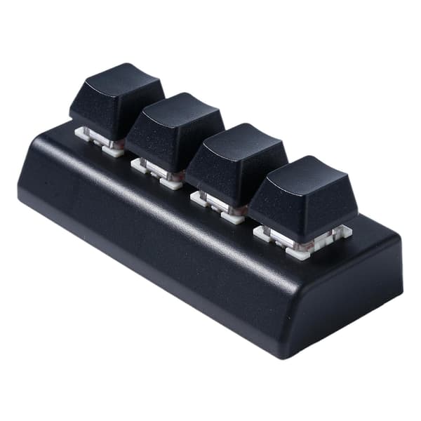4-tasters USB Mini Mekanisk Tastatur Brugerdefineret Genvej Programmerbar Numpad