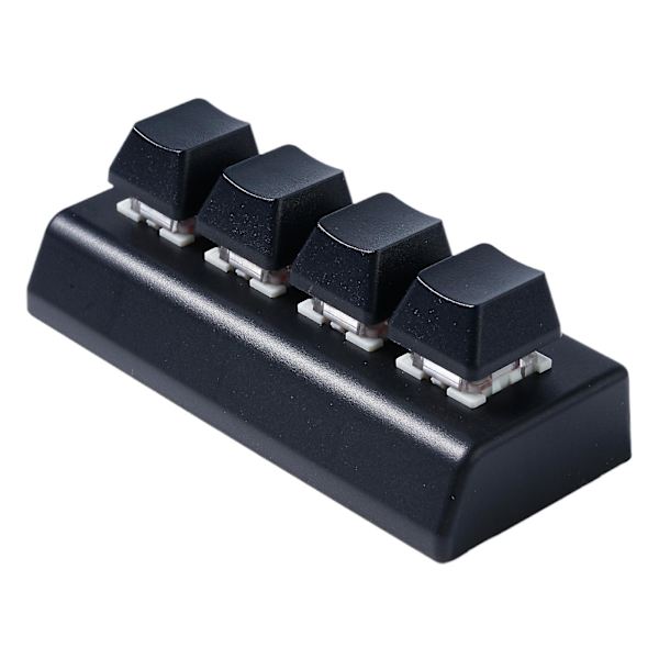 4-tasters USB Mini Mekanisk Tastatur Tilpasset Snarvei Programmerbar Tastatur