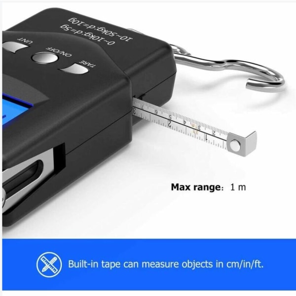 Travel electronic luggage scale (without battery)