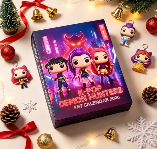 K-Pop Demon Hunters Julkalender 2026 – Julleksak / Presentutbytesartikel – Stil B