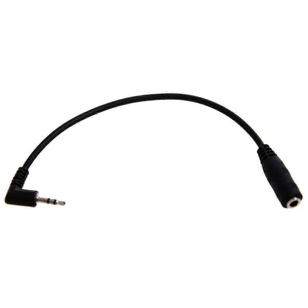 2,5 mm (han) til 3,5 mm (hun) stereo-lydadapter