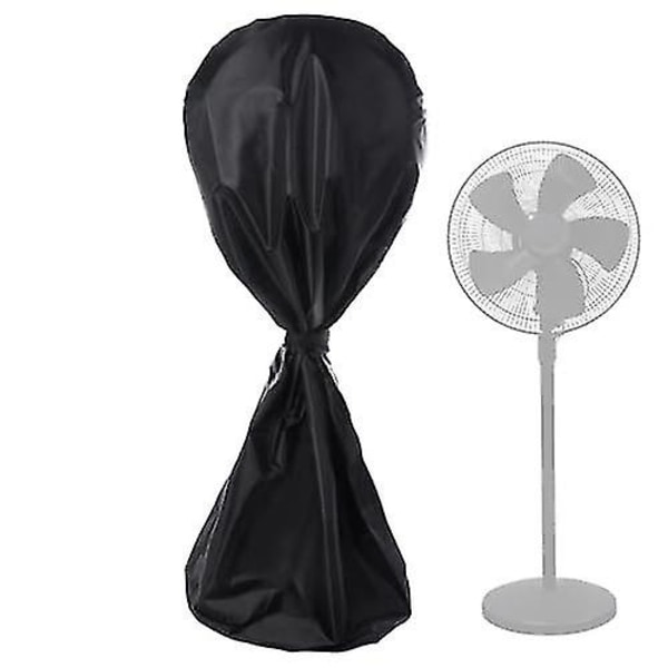 Fan Cover 30D x 57H, Pedestal Fan Cover Full Protection, 210d Oxford Cloth Waterproof Fan Dust Cover, Standing Floor Fan Protector Cover With Drawstri