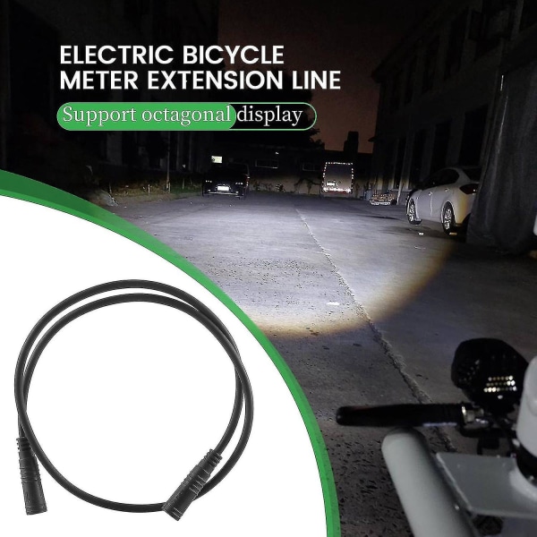 Elektrisk sykkel Ebike 5-pinners hunn-til-hun-skjermforlengelseskabel-kontakt Kompatibel med Mid