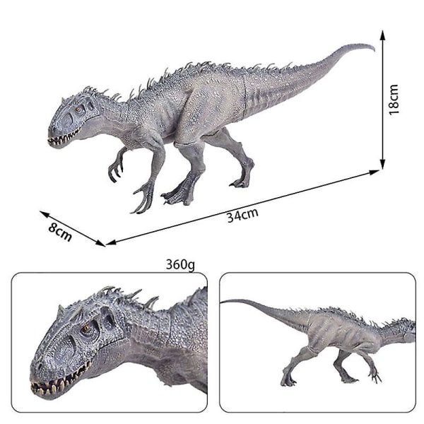 Stor storlek Jurassic Indominus Rex Simulering Dinosaurie Modell Toy Pvc Action Figur