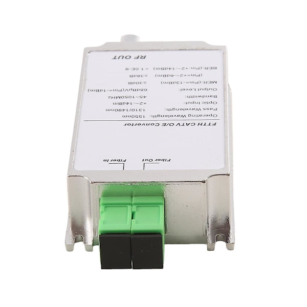 Mini CATV FTTH-mottaker Fiberoptisk WDM-node RF-konverter Triplexer Minimode Innendørs AGC 1310nm/15