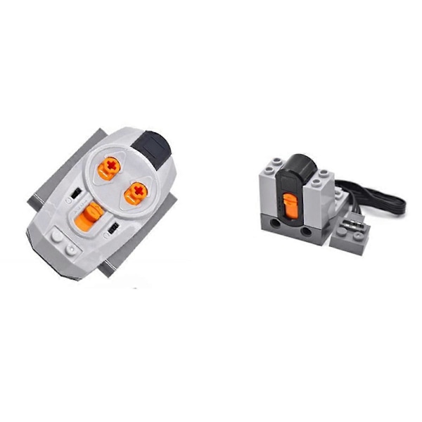 Högteknologiskt Power Function Fjärrkontrollmottagarkit 8885 IR-fjärrkontroll och 8884 IR-mottagare för DIY-byggstenar