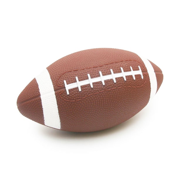 Minifodbold til børn, søde amerikanske fodbolde, hoppende og bløde 8,6", vandstrandbold (brun)