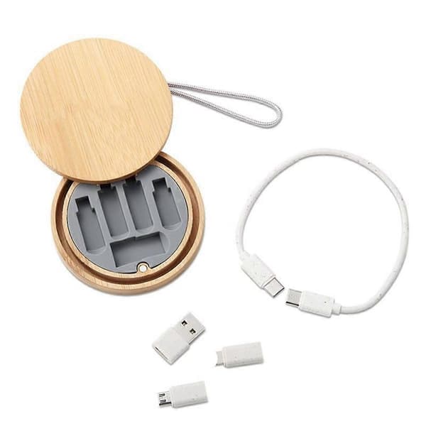 65W Multi USB Adapter Kit, Reiseveske med Hurtigladekabelsett