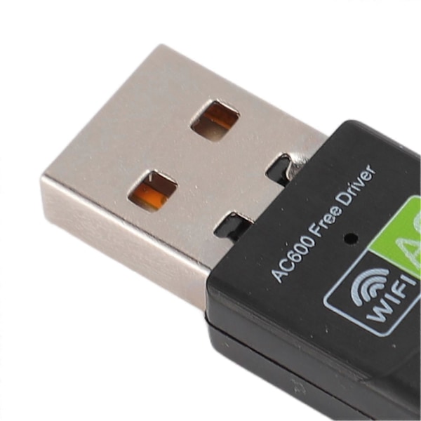 USB WiFi-adapter for PC 600 Mbps 2,4G 5G Dual Band Trådløs Nettverkssender Støtte AP-modus USB WiFi-dongle for Windows