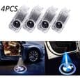 LED-projektor til bil - BMW - Velkomstlys - 4 stk. - Sort - LED-dørbelysning