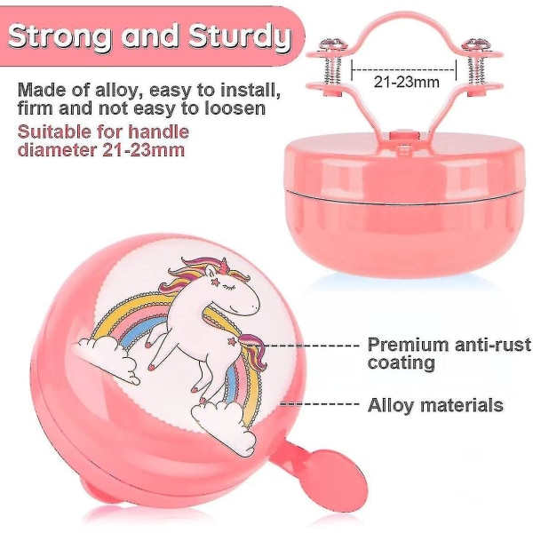 Cykelklokke Børn Enhjørning Klokke Cykel Børns Cykelklokke