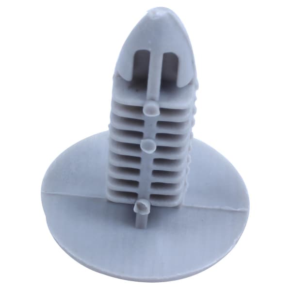 30 stk. plastfester skruer grå flens støtfangerklips for 6mm x 6,7mm hull