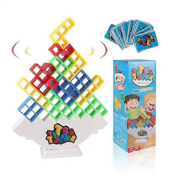Stack Attack Spel - Viralt Interaktivt Balansstackningsspel för Familjespelkvällar