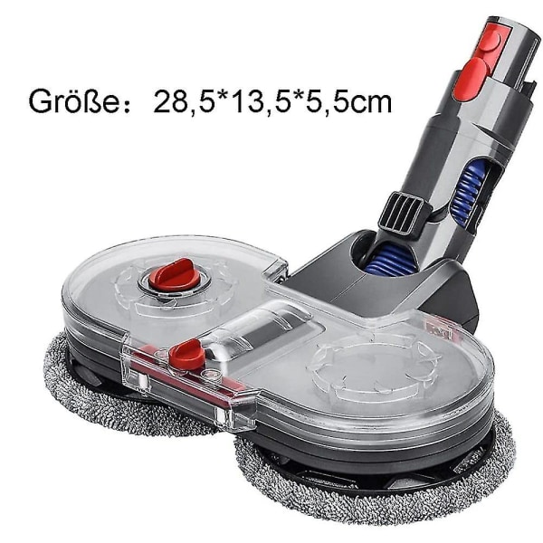 Sähköinen moppi-lisäosa Dyson V7 V8 V10 V11 V15 -imureille, märkä- ja kuiva-moppi ja moppausharja